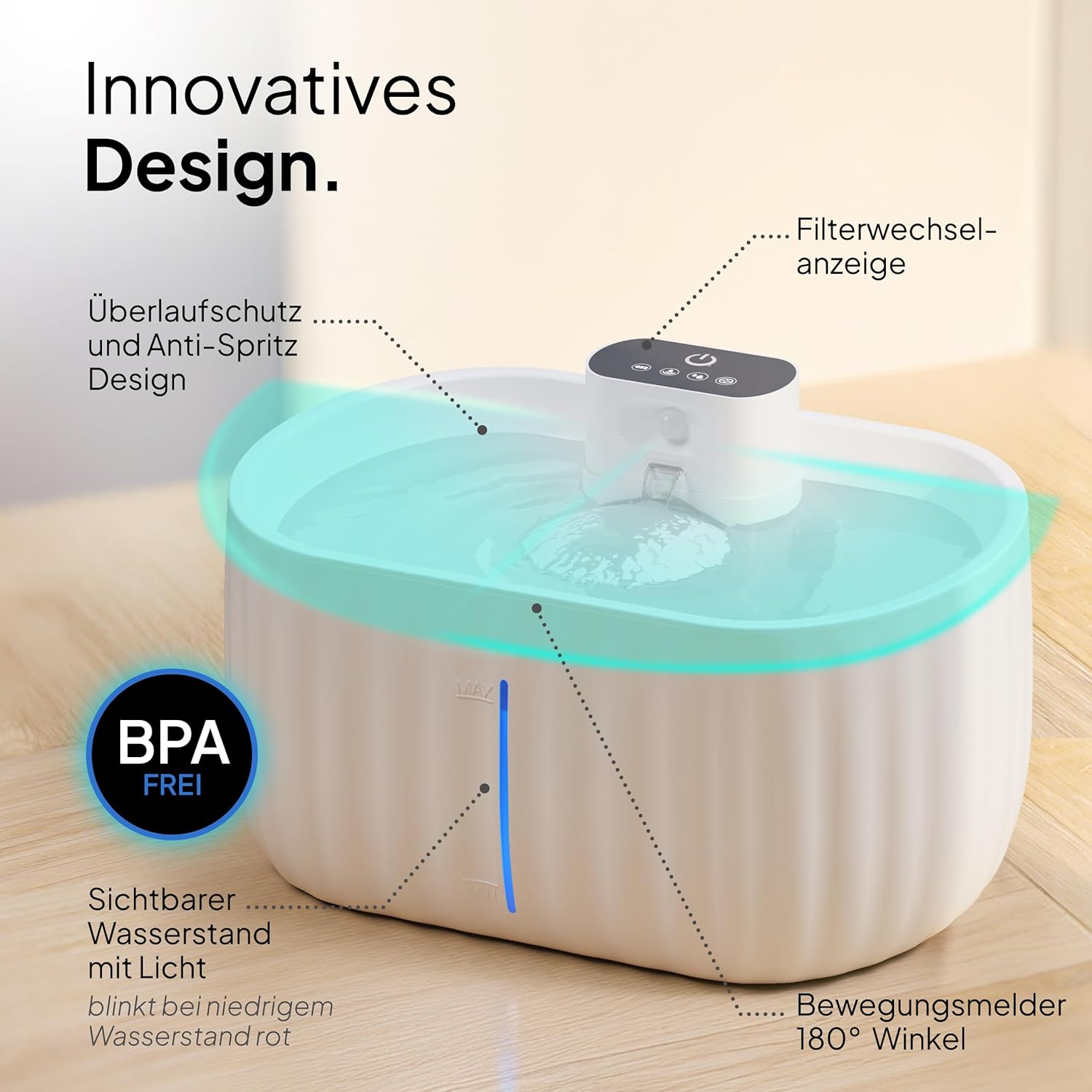 Innovatives Design vom Trinkbrunnen
