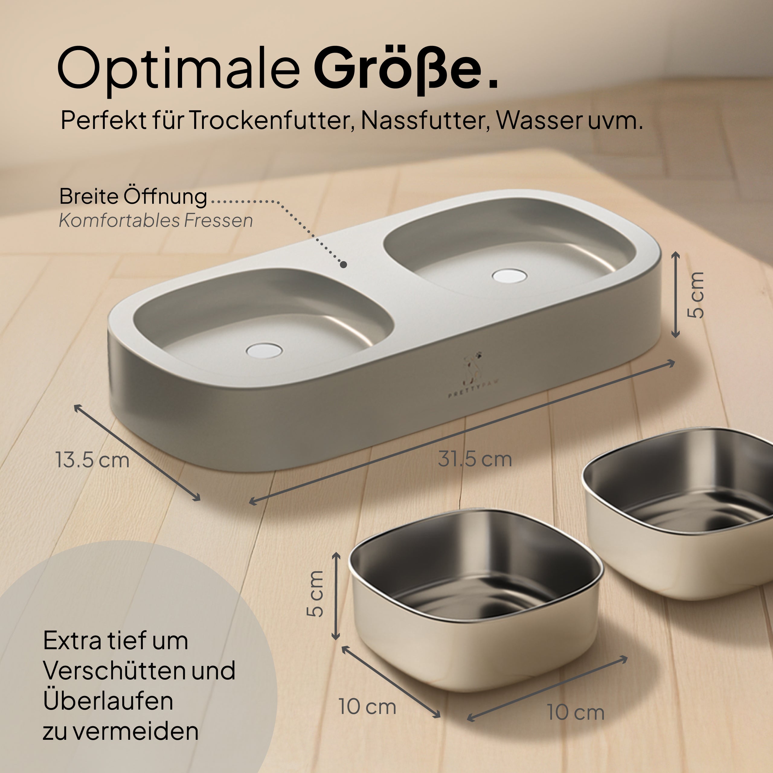 Pretty PAW® Erhöhter Katzennapf