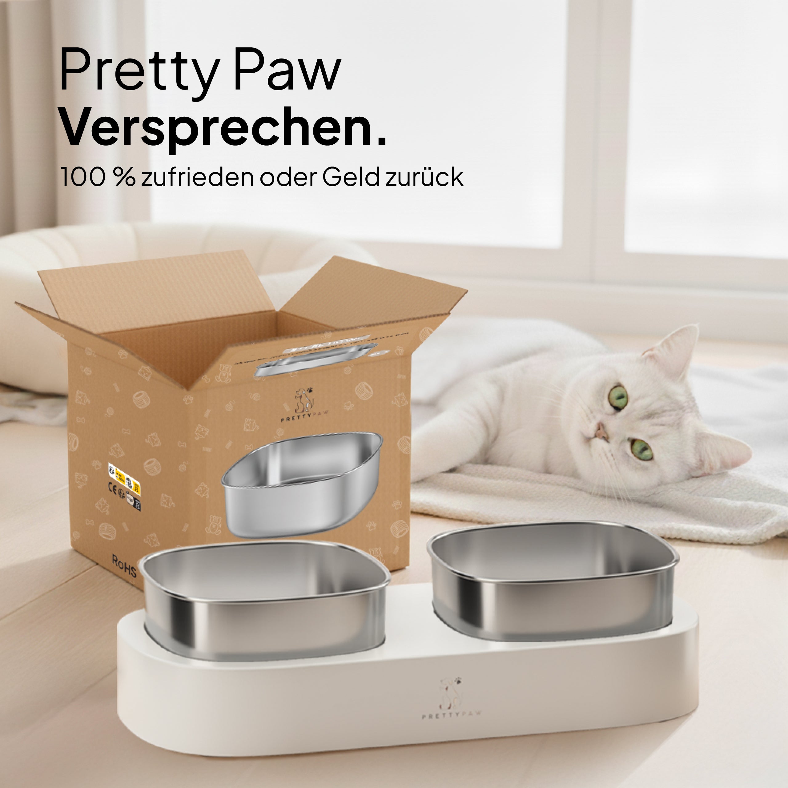Pretty PAW® Erhöhter Katzennapf