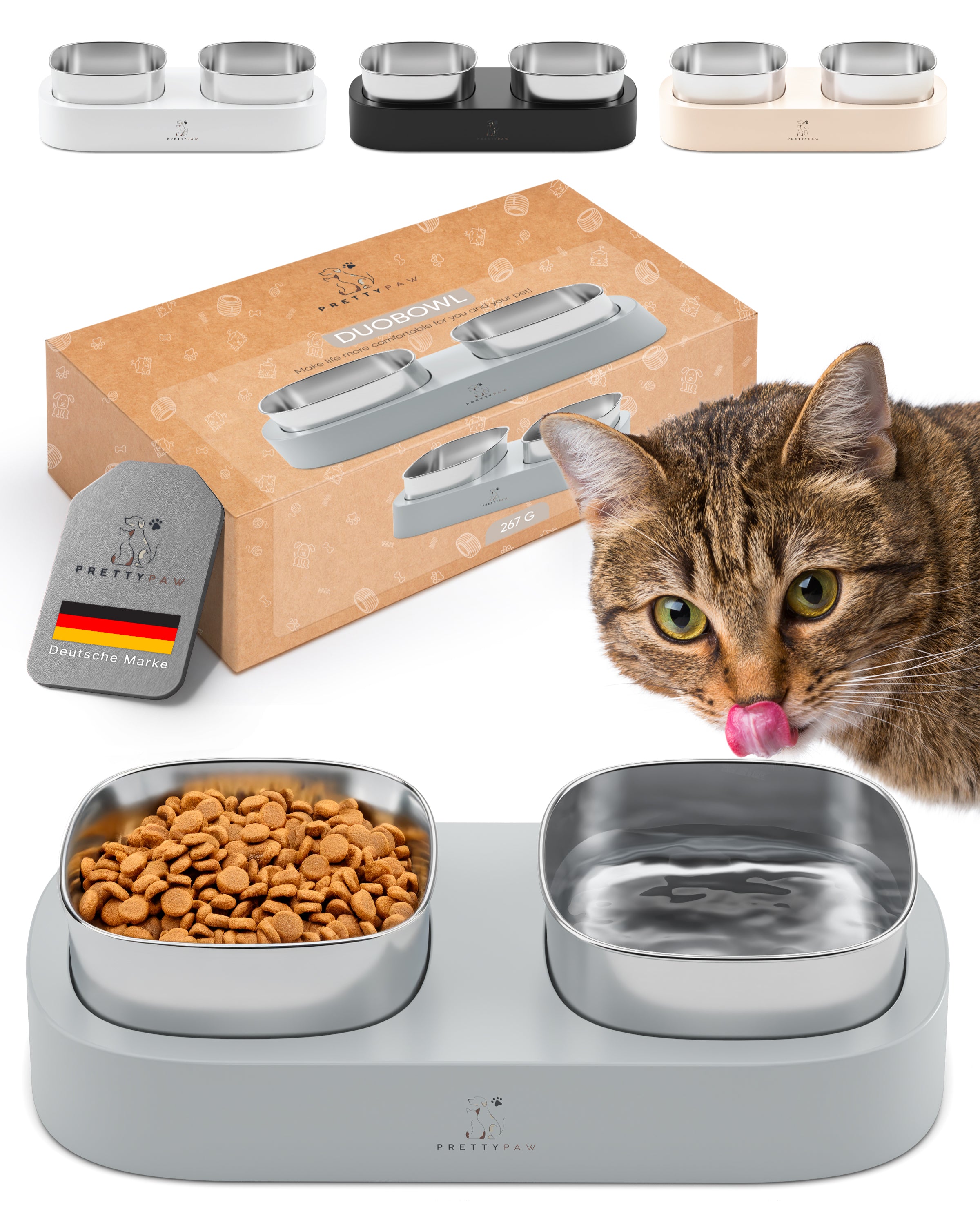Pretty PAW® Erhöhter Katzennapf