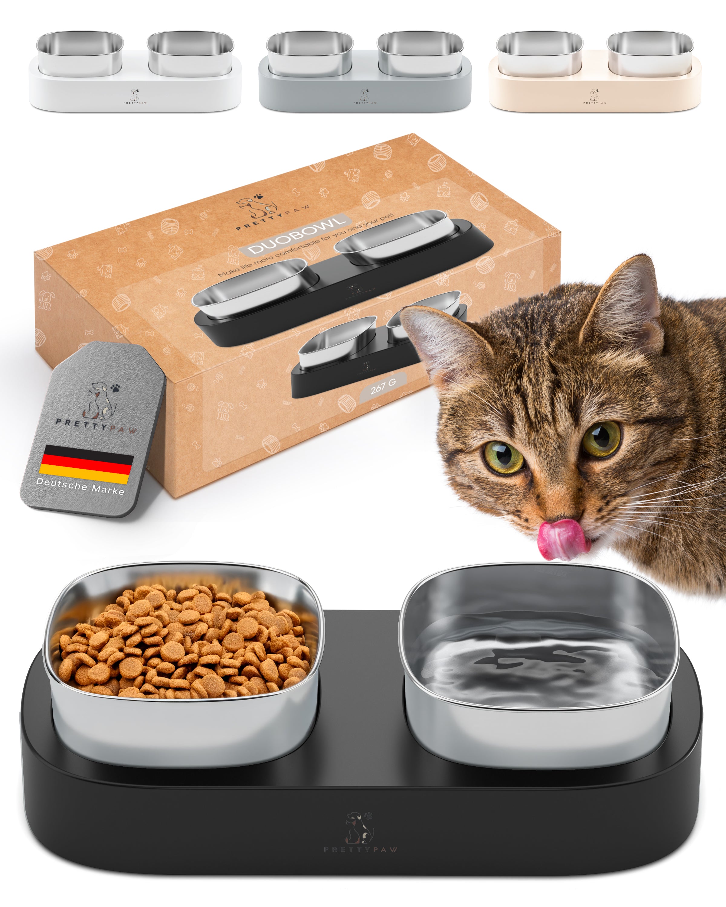 Pretty PAW® Erhöhter Katzennapf