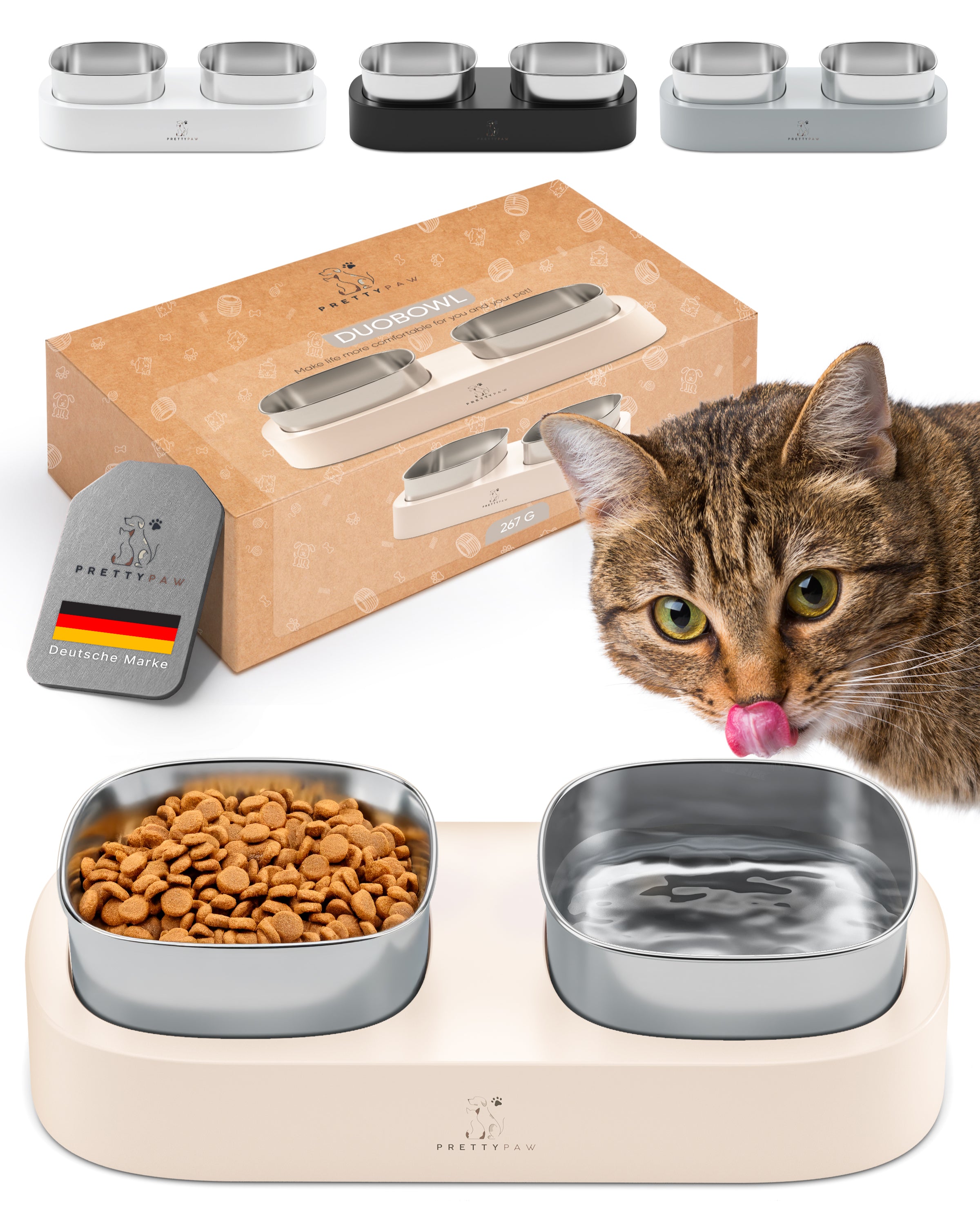Pretty PAW® Erhöhter Katzennapf