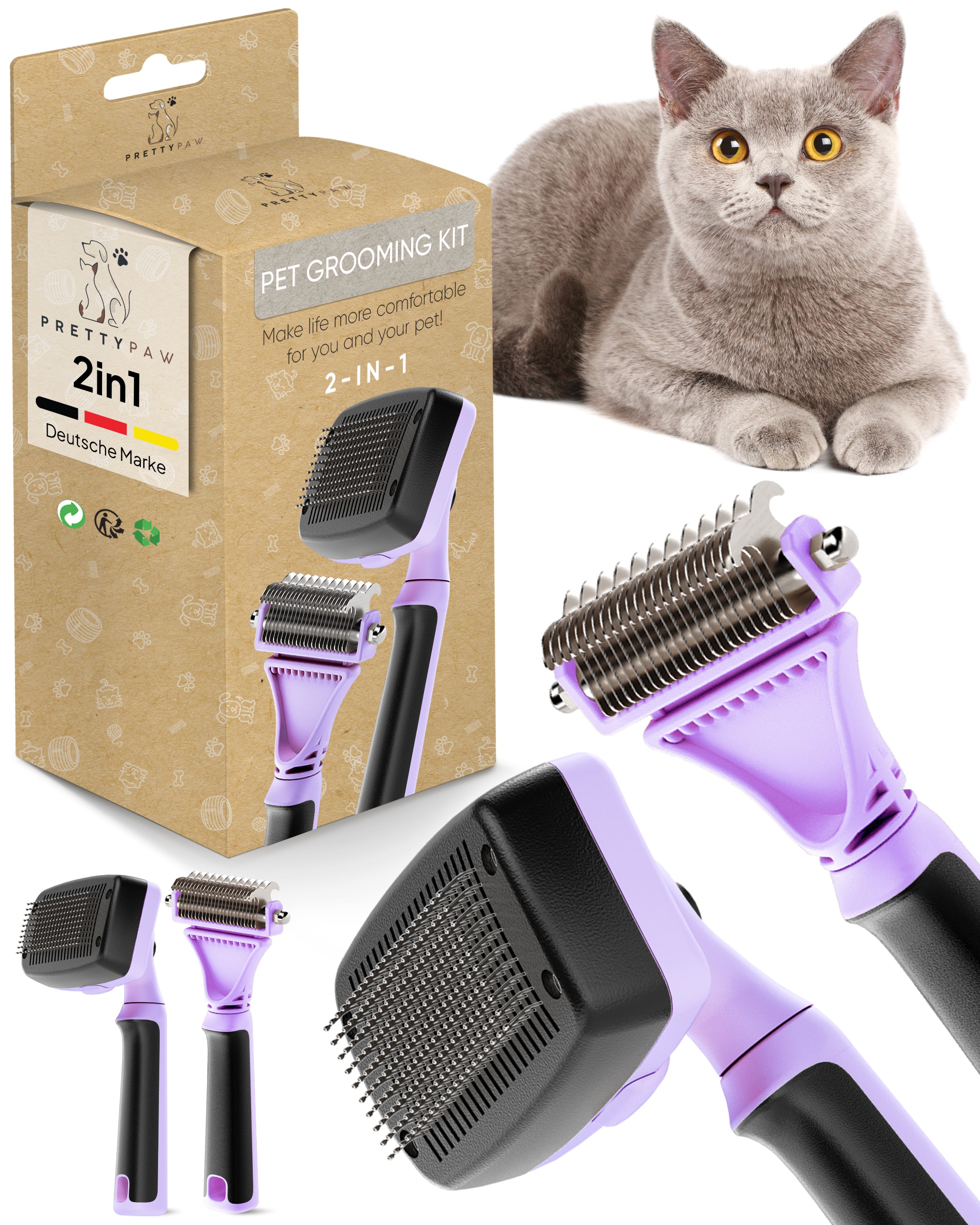 Pretty PAW® Katzenbürsten Set