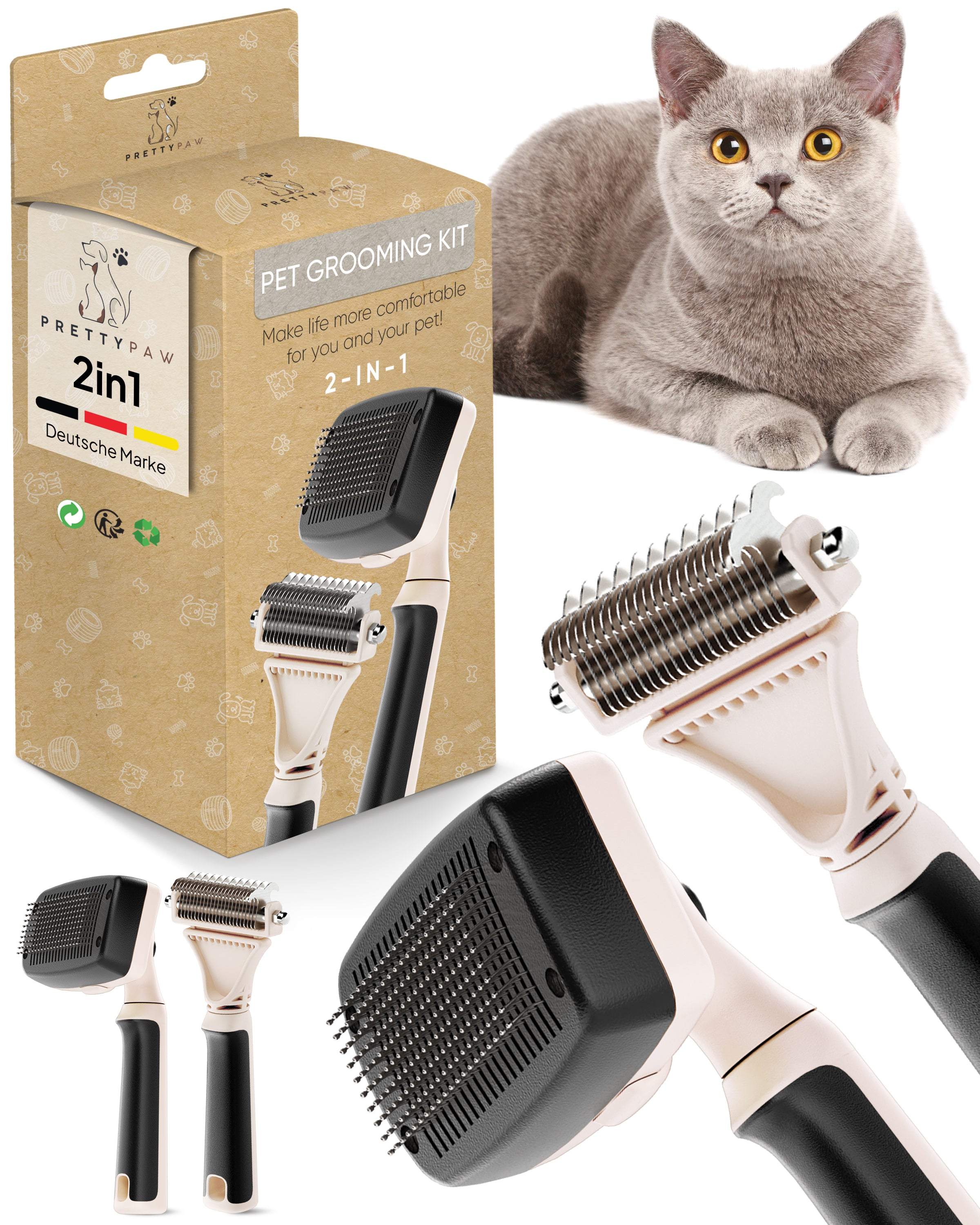 Pretty PAW® Katzenbürsten Set