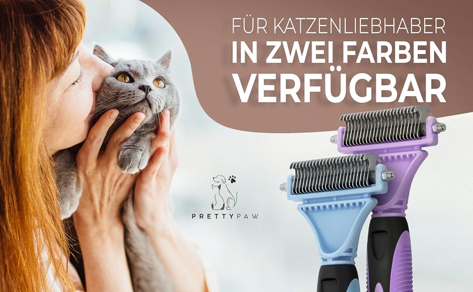 Bürste in lila und blau