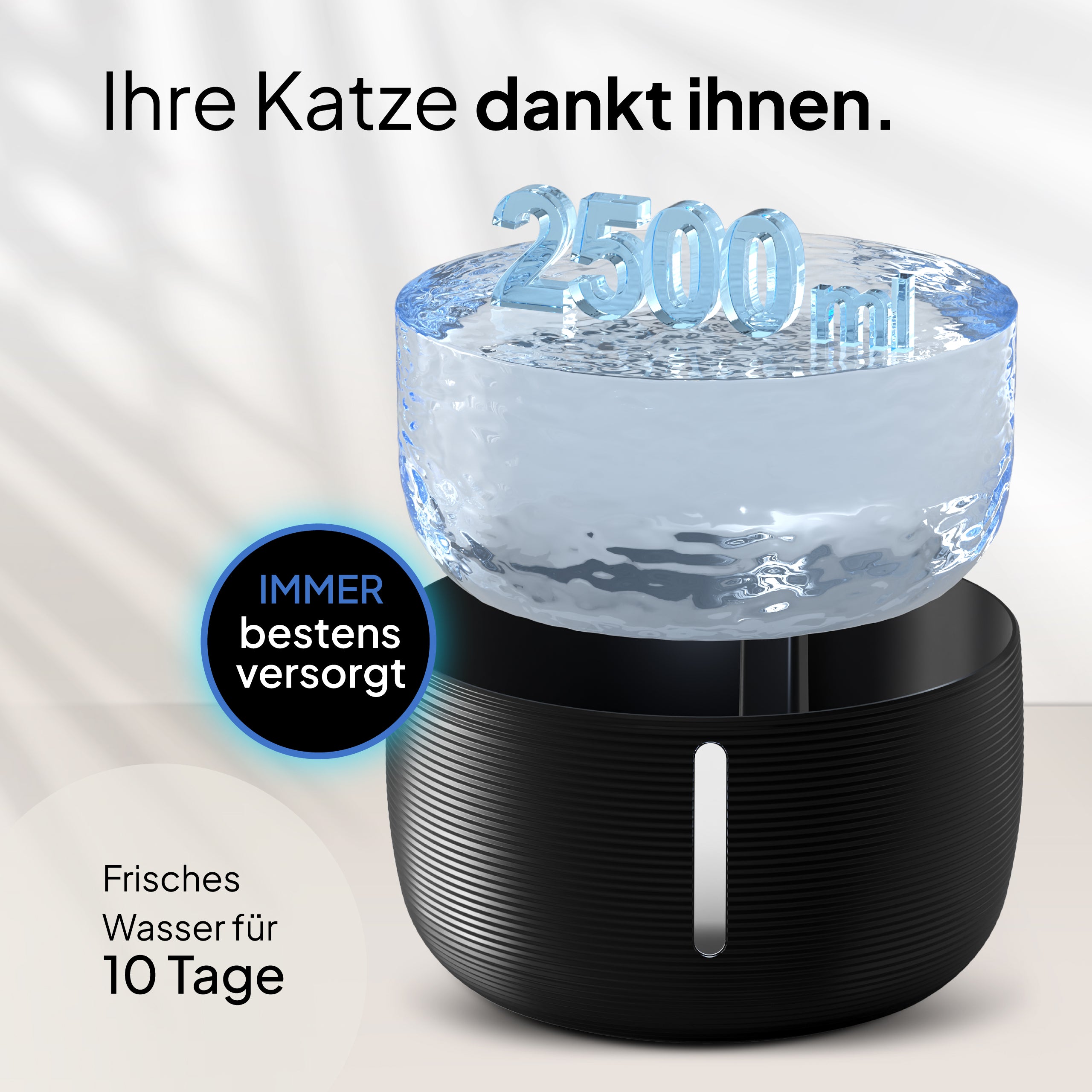 Katzen Oase - Pretty Paw© Trinkbrunnen für Katzen