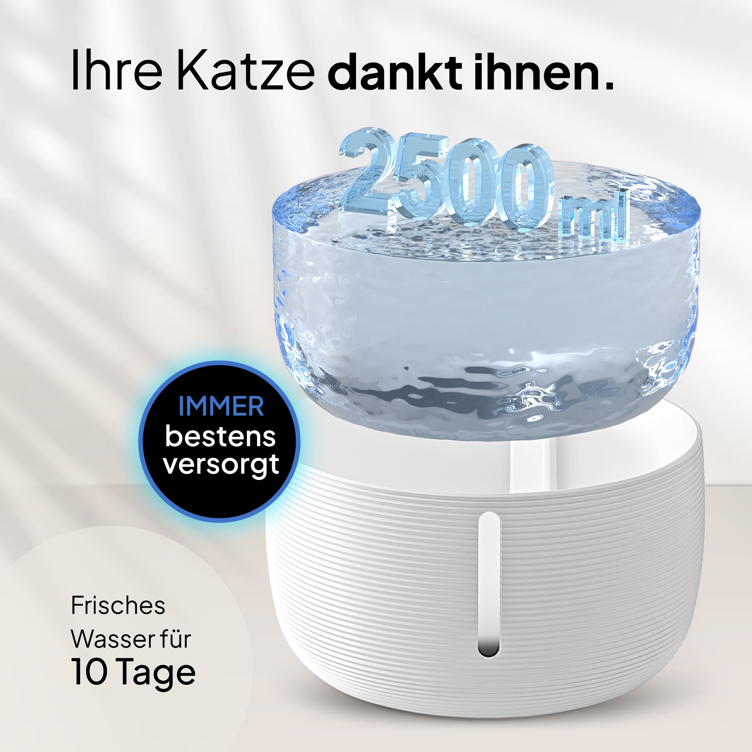 Katzen Oase - Pretty Paw© Trinkbrunnen für Katzen