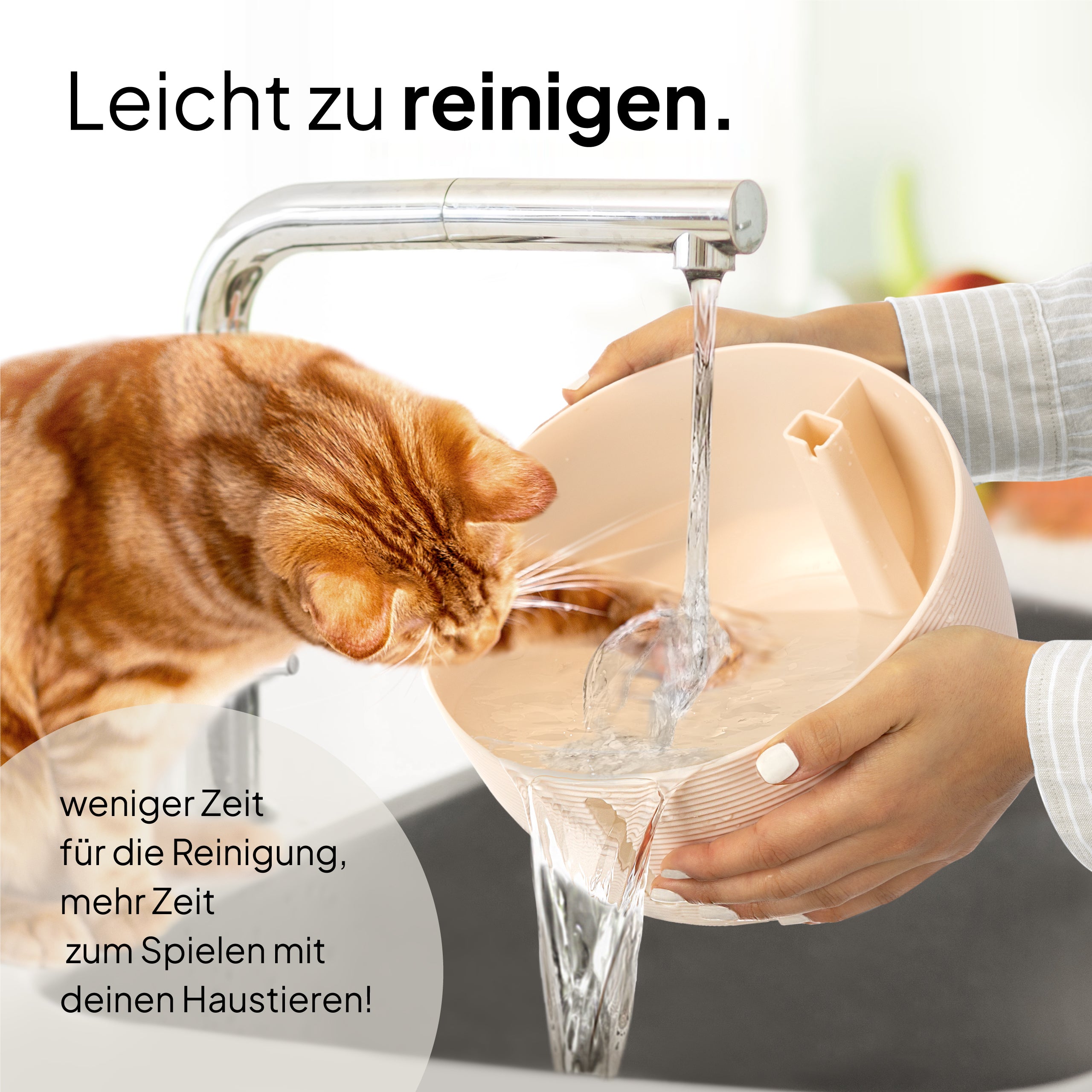 Katzen Oase - Pretty Paw© Trinkbrunnen für Katzen