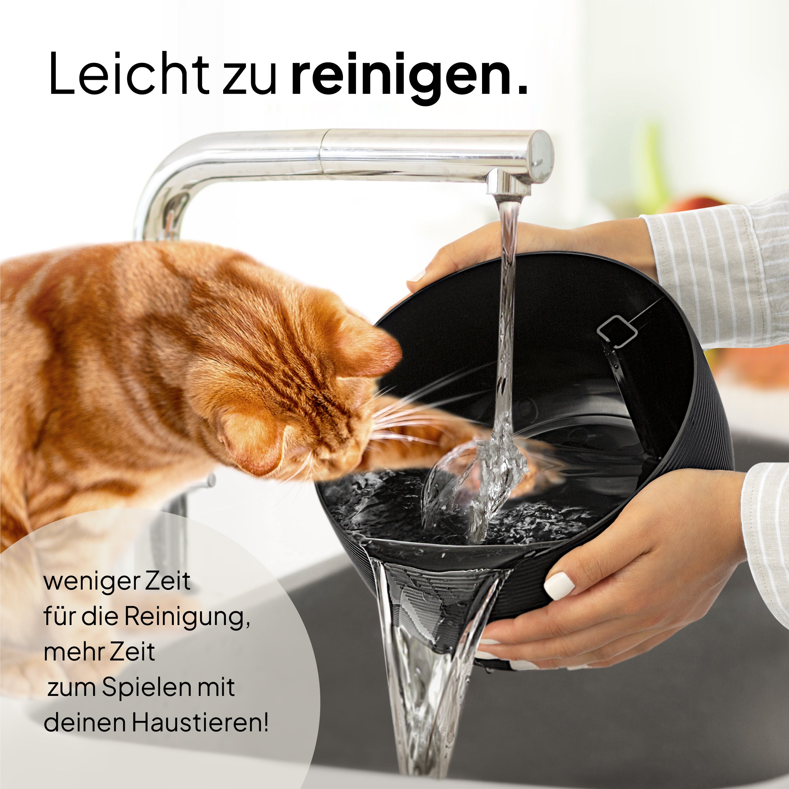 Katzen Oase - Pretty Paw© Trinkbrunnen für Katzen