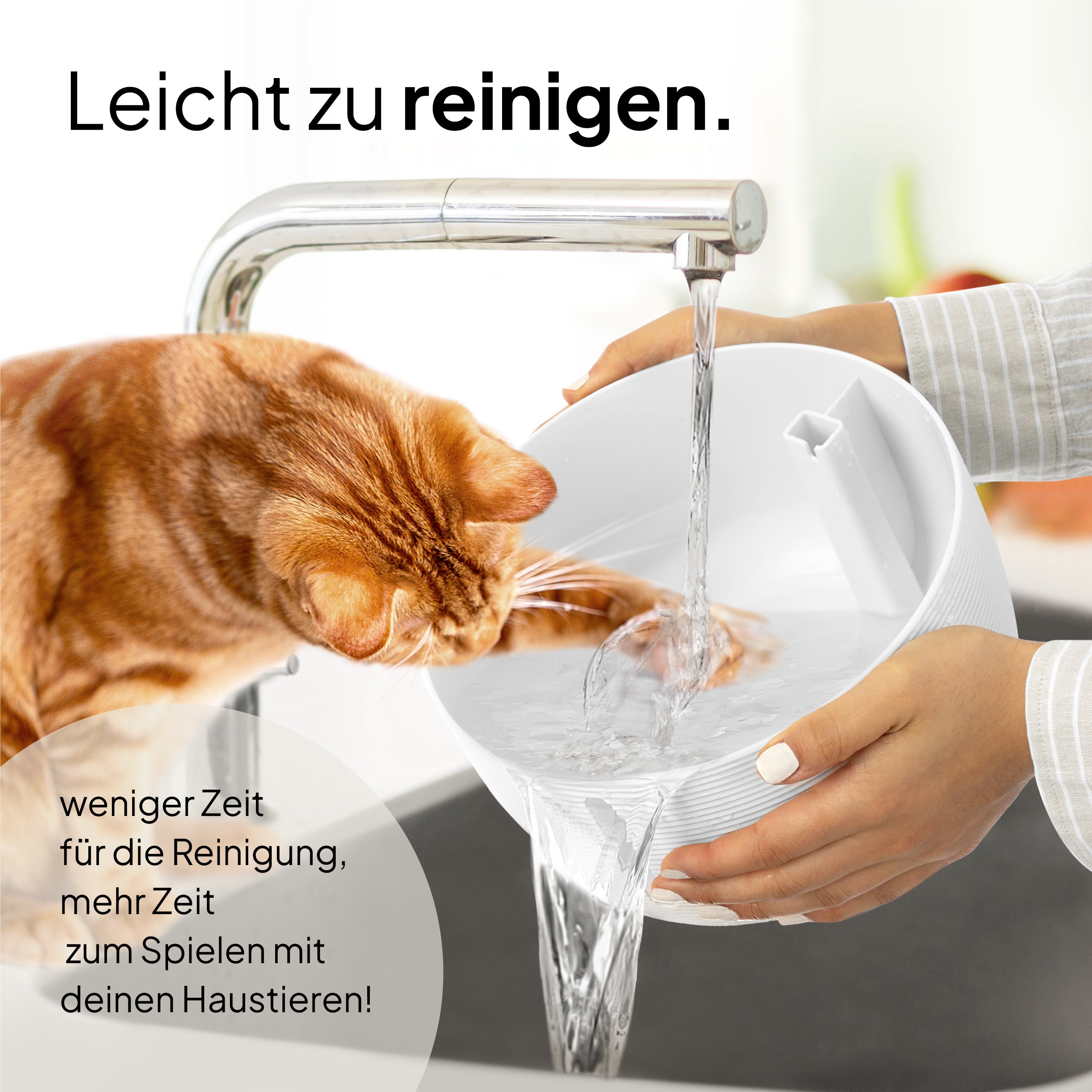 Katzen Oase - Pretty Paw© Trinkbrunnen für Katzen