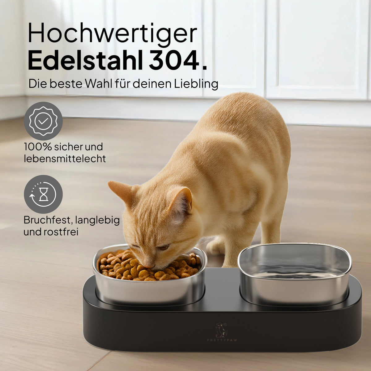 DuoBowl - Erhöhter Katzennapf - Pretty PAW®