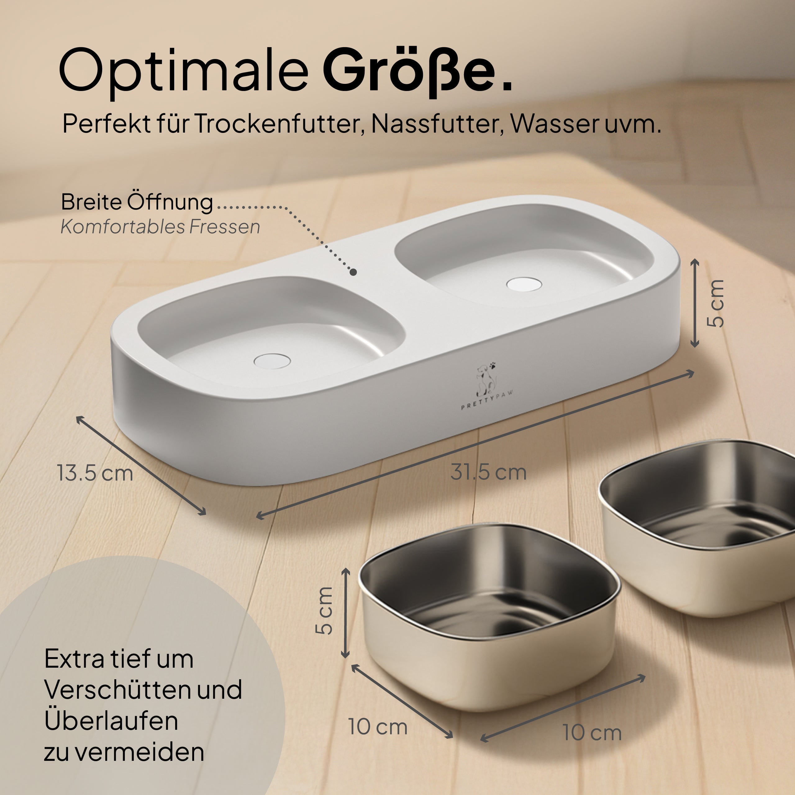 Pretty PAW® Erhöhter Katzennapf