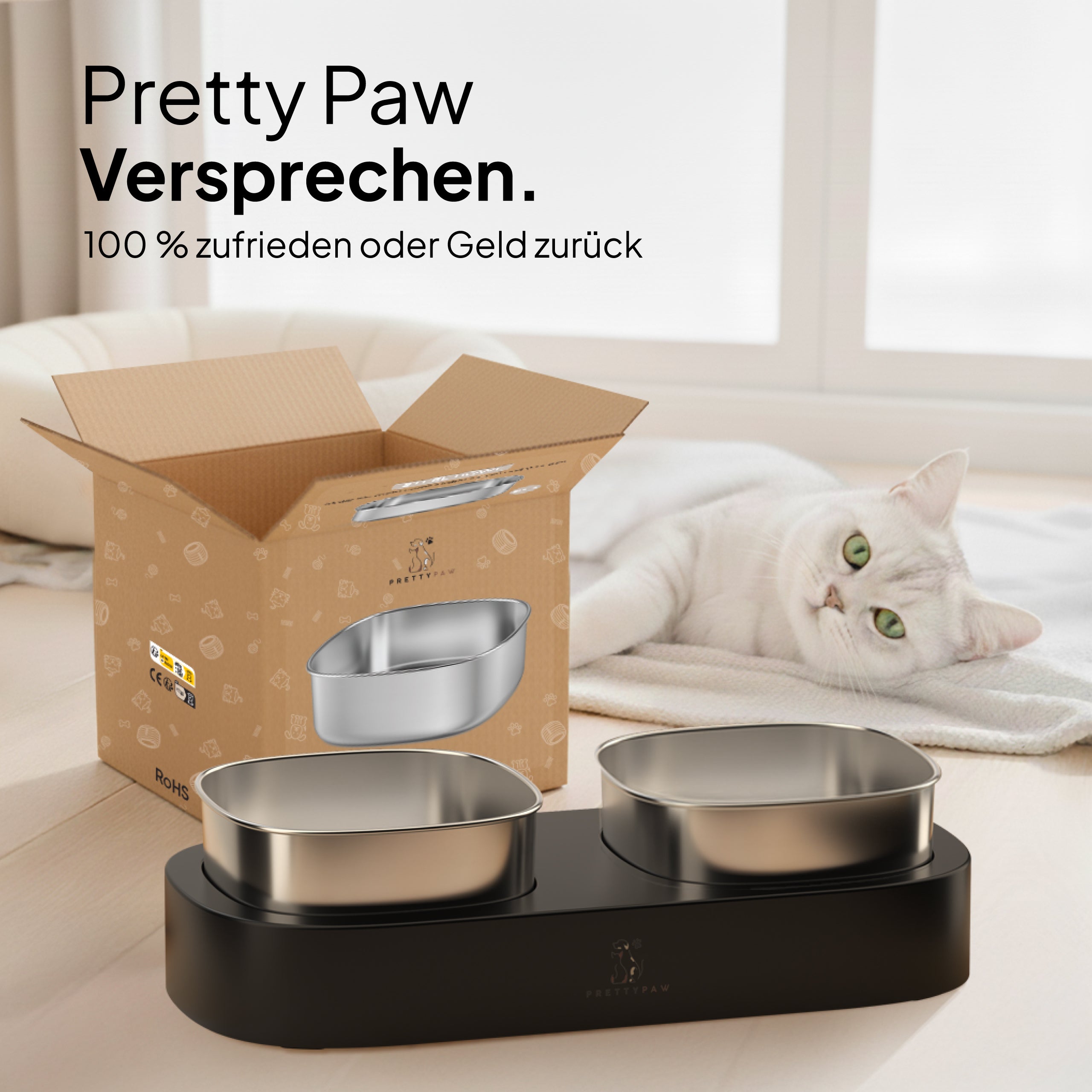 Pretty PAW® Erhöhter Katzennapf