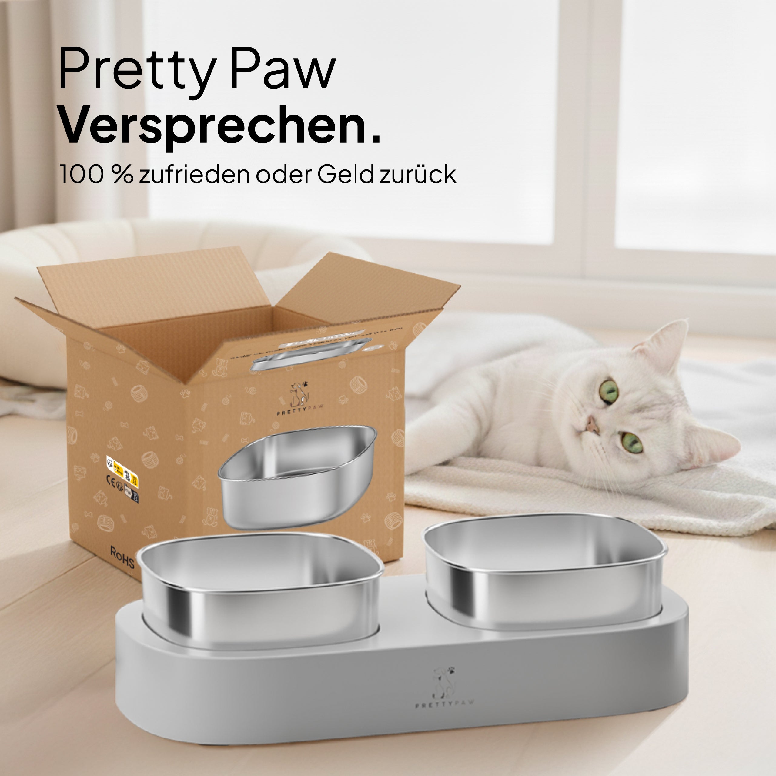 Pretty PAW® Erhöhter Katzennapf