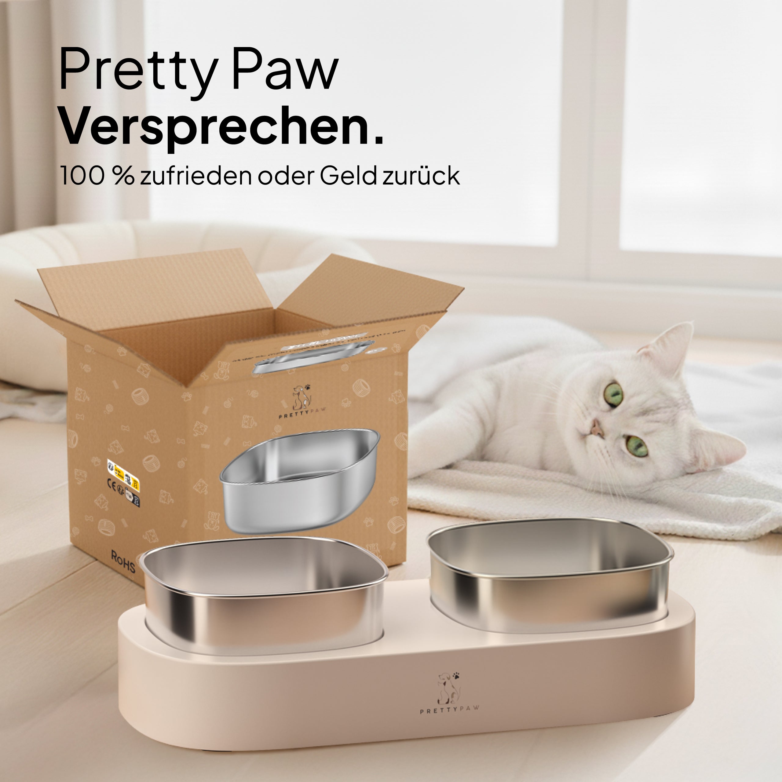 Pretty PAW® Erhöhter Katzennapf