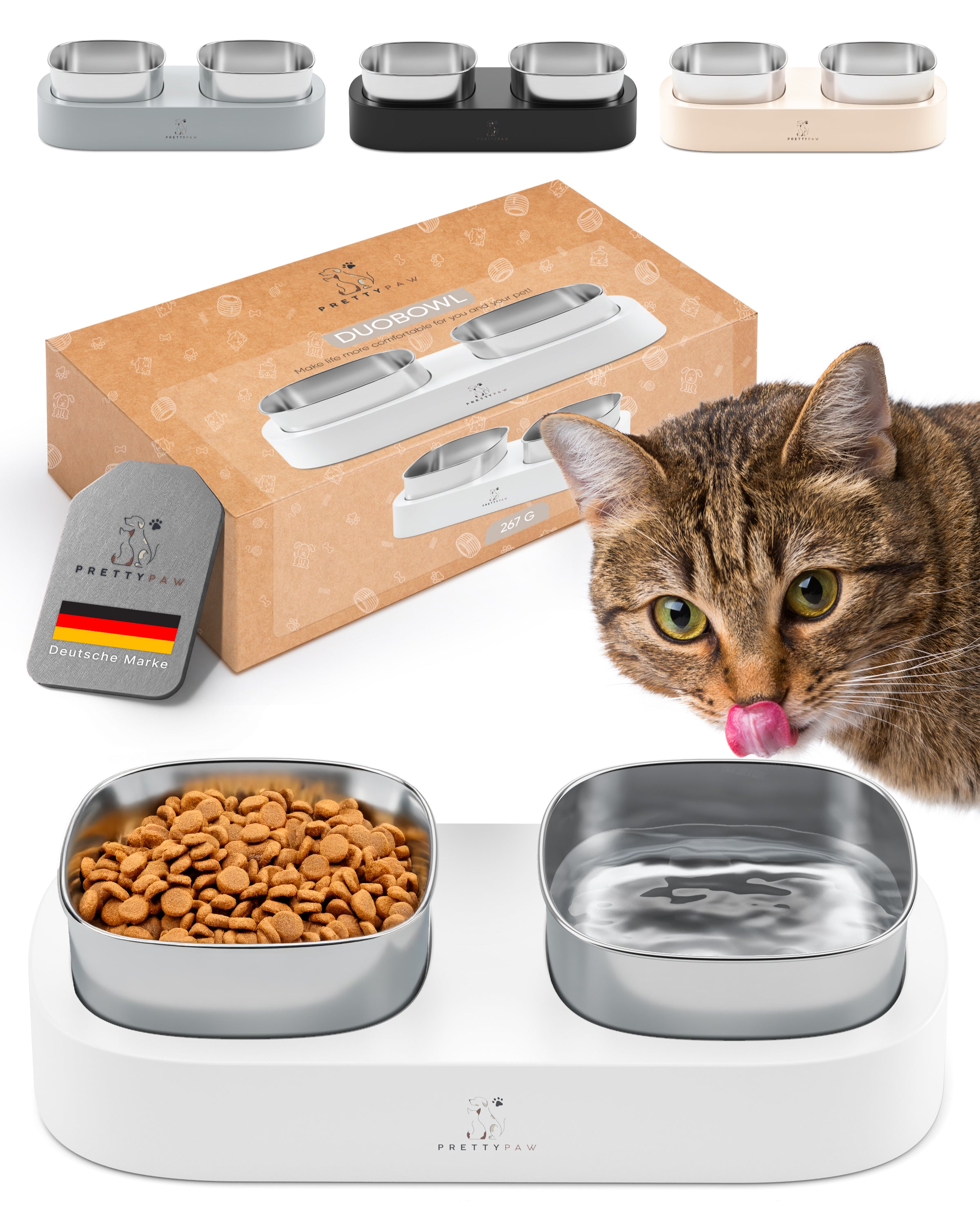 Pretty PAW® Erhöhter Katzennapf
