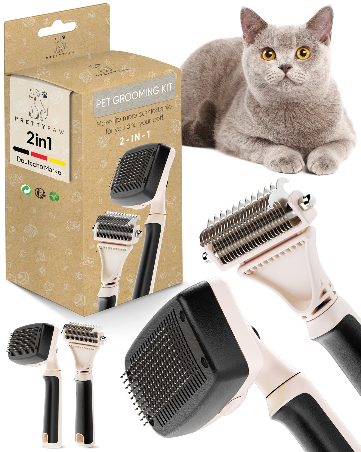 Pretty PAW® Katzenbürsten Set